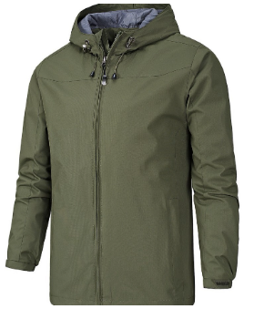 Levoire | Veste Décontractée Pour Homme Avec Capuche Confortable Et Stylée Vert olive