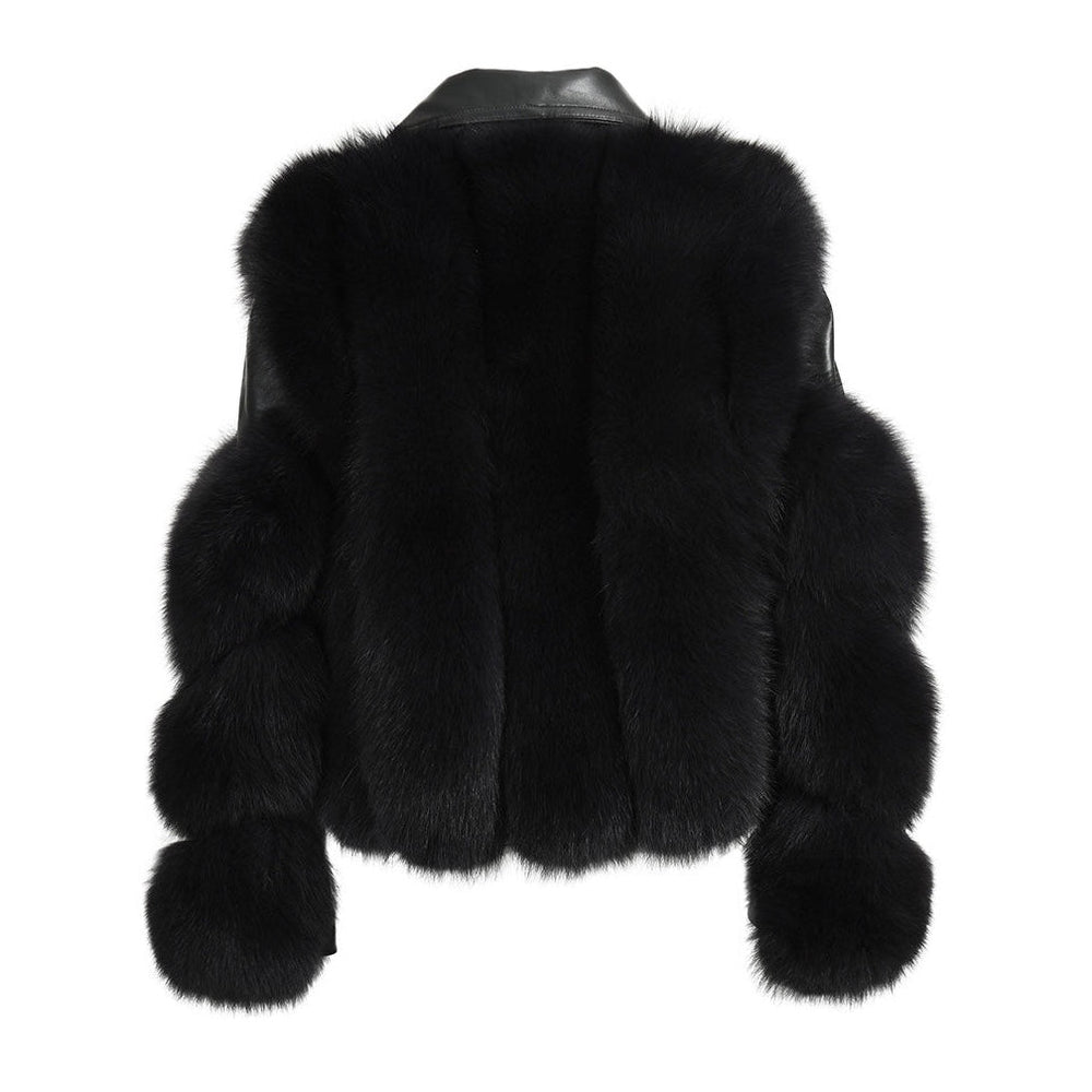 Levoire | Veste En Cuir De Luxe Arktis Avec Fourrure