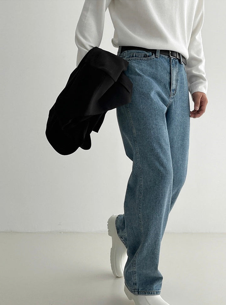 Levoire | Pantalon En Denim Raisin Courant
