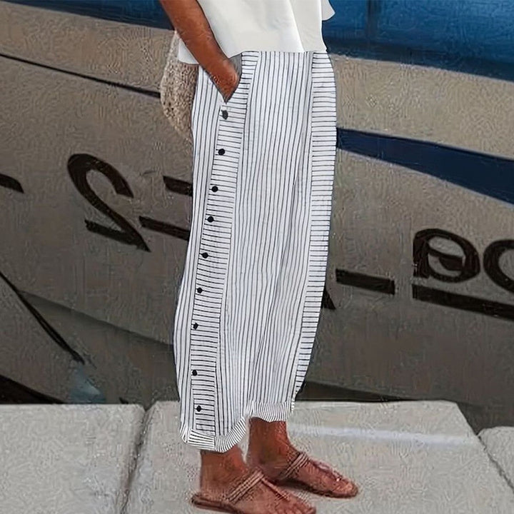 Levoire | Pantalon Softline À Poches Grau