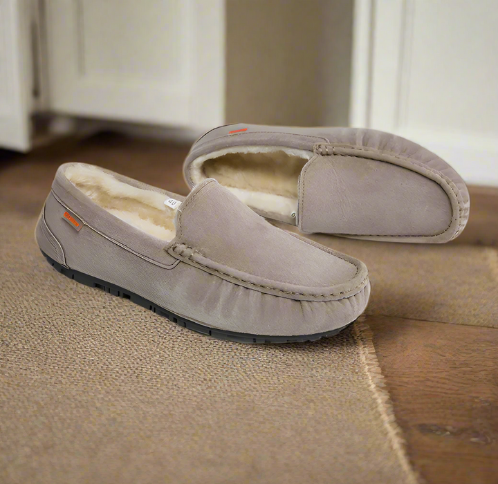Levoire | Mocassins À Doublure Chaude Élégants Pour Hommes Beige