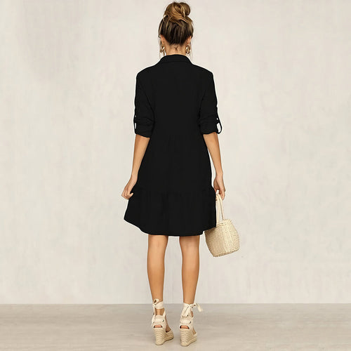 Levoire | Robe Chemise Avec Patte De Boutonnage Pour Femmes