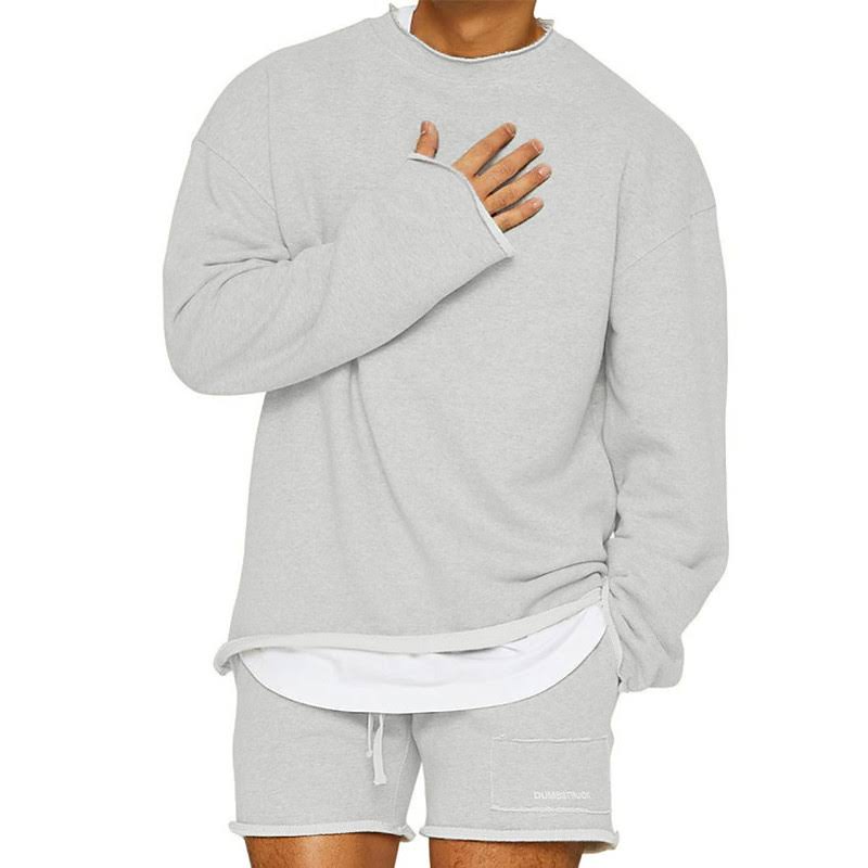 Levoire | Sweat-Shirt De Confort Essentiel Blanc Gris