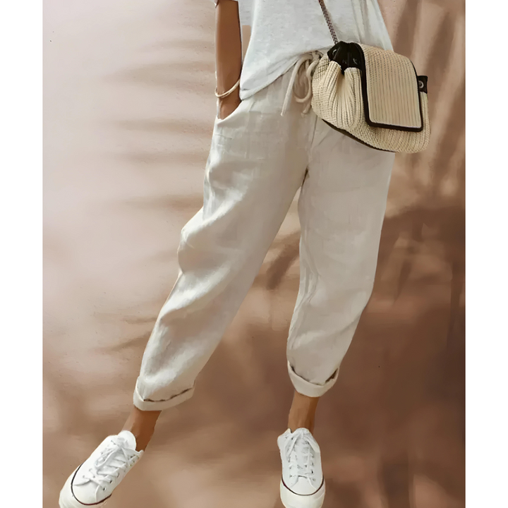 Levoire | Pantalon Avec Cordon Beige