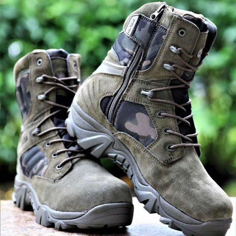 Levoire | Protection Rigide Avec Des Bottes Militaires Tactiques. Vert