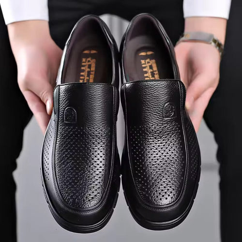 Levoire | Mocassin Homme À Semelle Plate En Cuir Pour Usage Extérieur