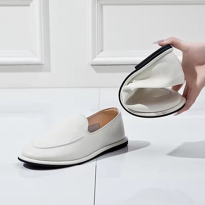 Levoire | Sandales En Cuir À Bout Rond Pour Femmes