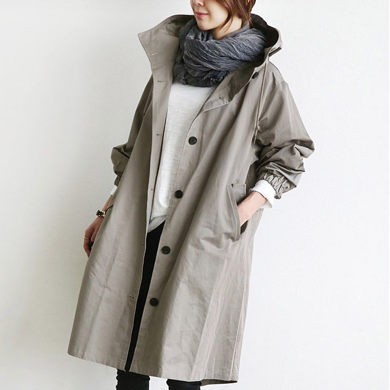 Levoire | Manteau Trench Élégant Gris