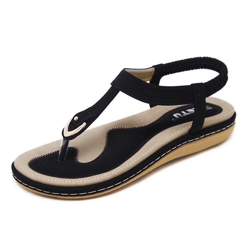 Levoire | Sandals Élégants Et Confortables Noir