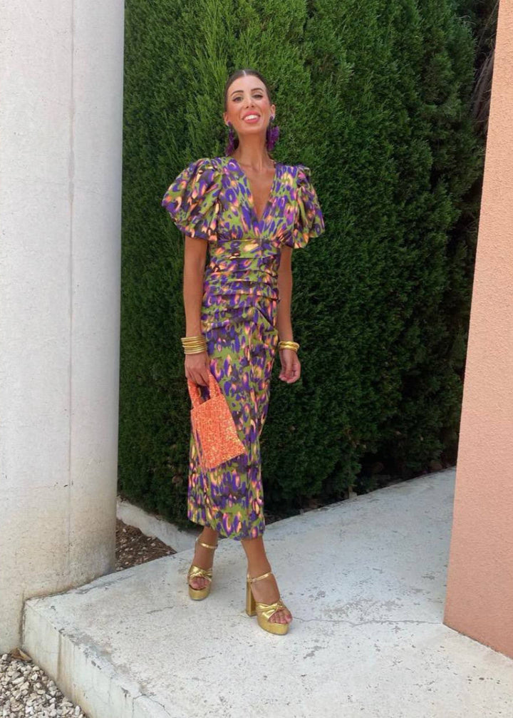 Levoire | Robe Fiesta Vibrante Et Éblouissante Multicolore