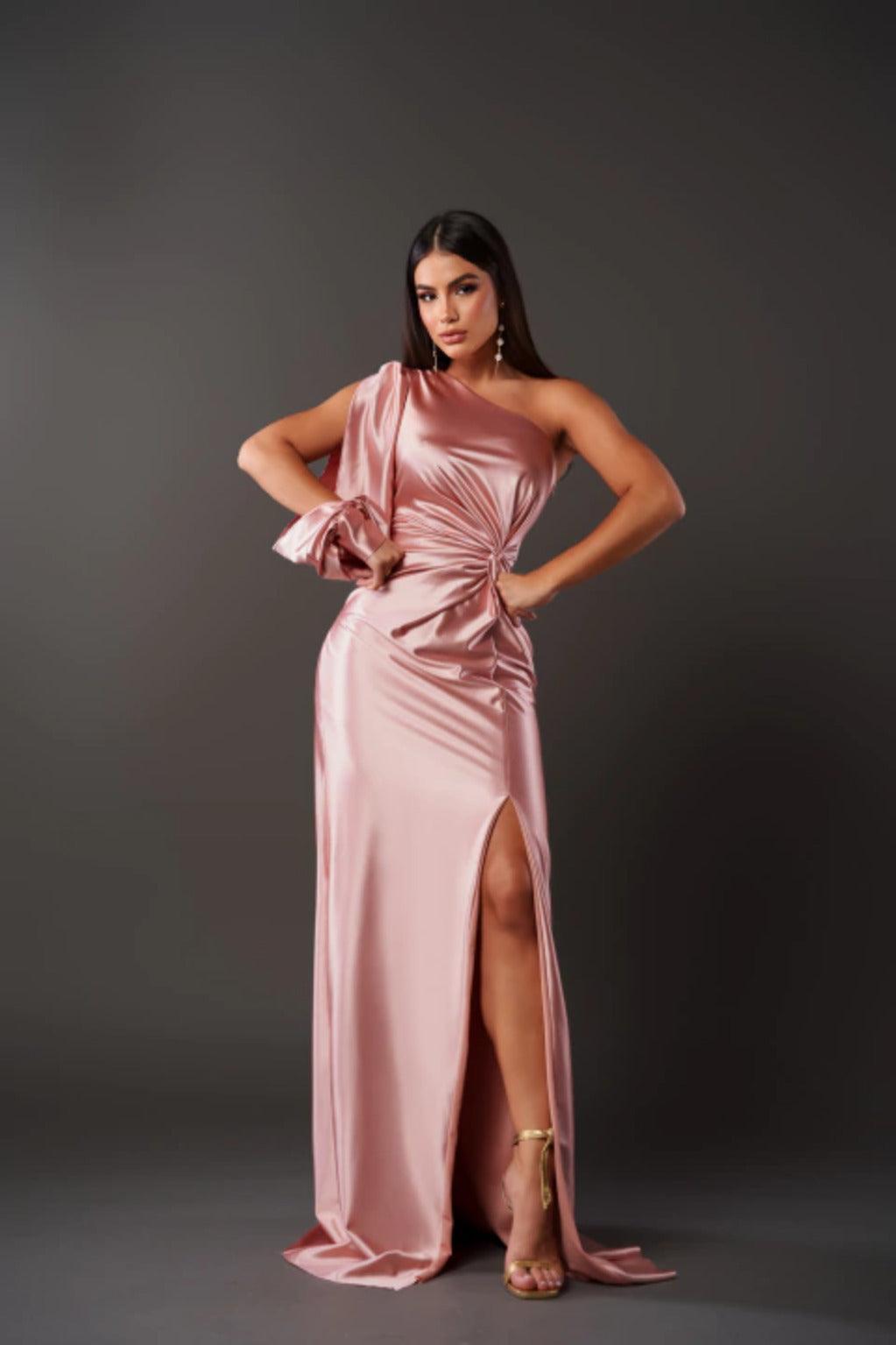 Levoire | Robe De Soirée Satin Pour Femmes