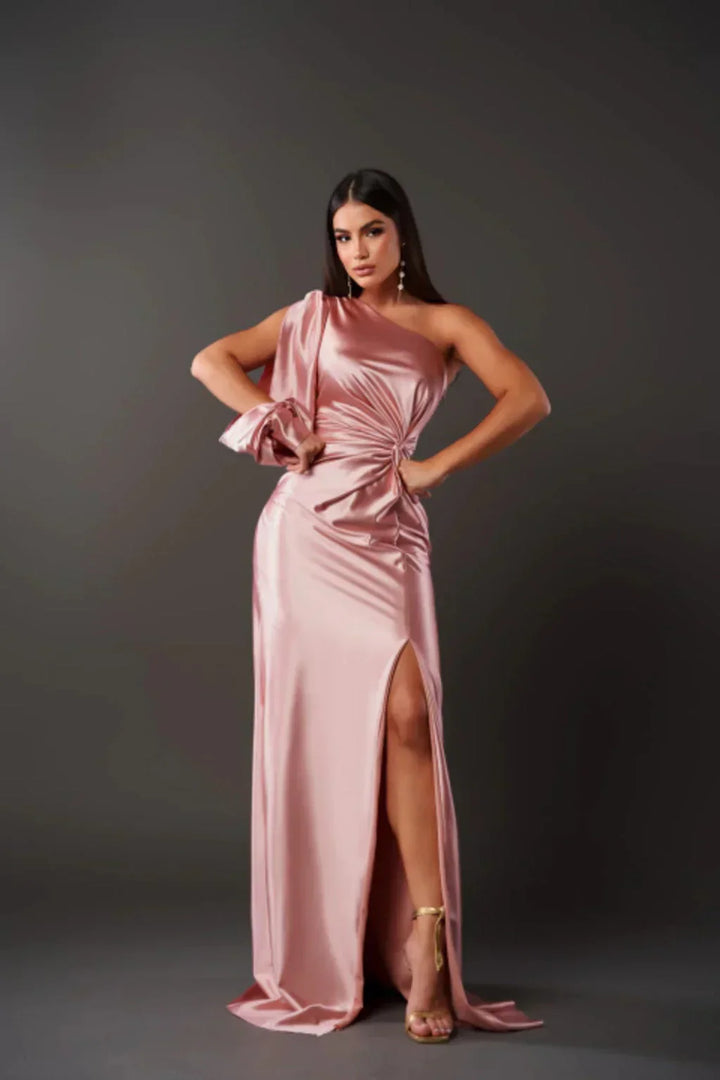 Levoire | Élégante Robe Maxi Riiulla Rose Claire