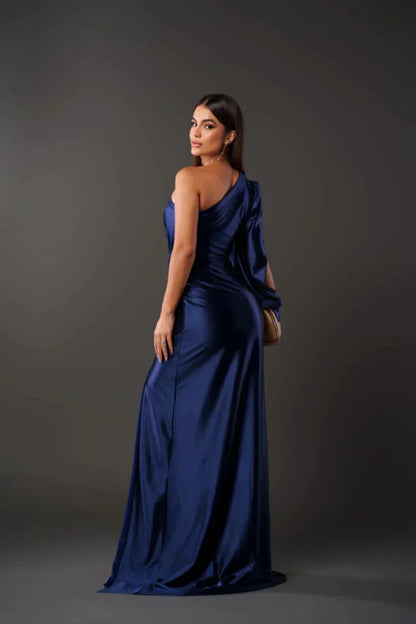 Levoire | Robe Satin À Une Épaule