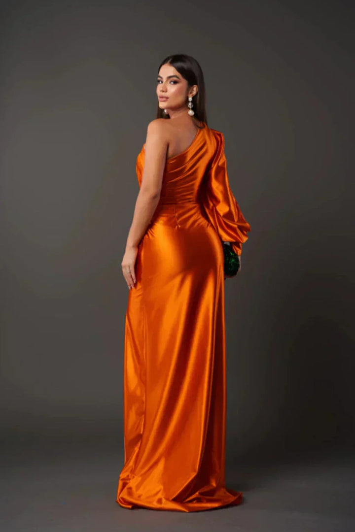 Levoire | Robe Satin À Une Épaule