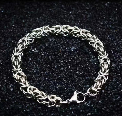Levoire | Bracelet En Argent Sterling Tressé Élégant Fait Main Italien