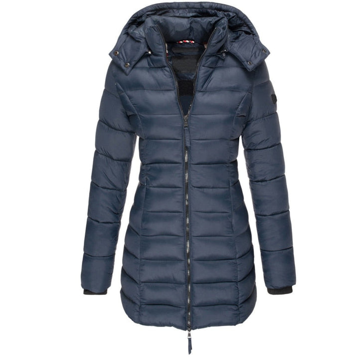 Levoire | Veste Longue En Duvet Bleu