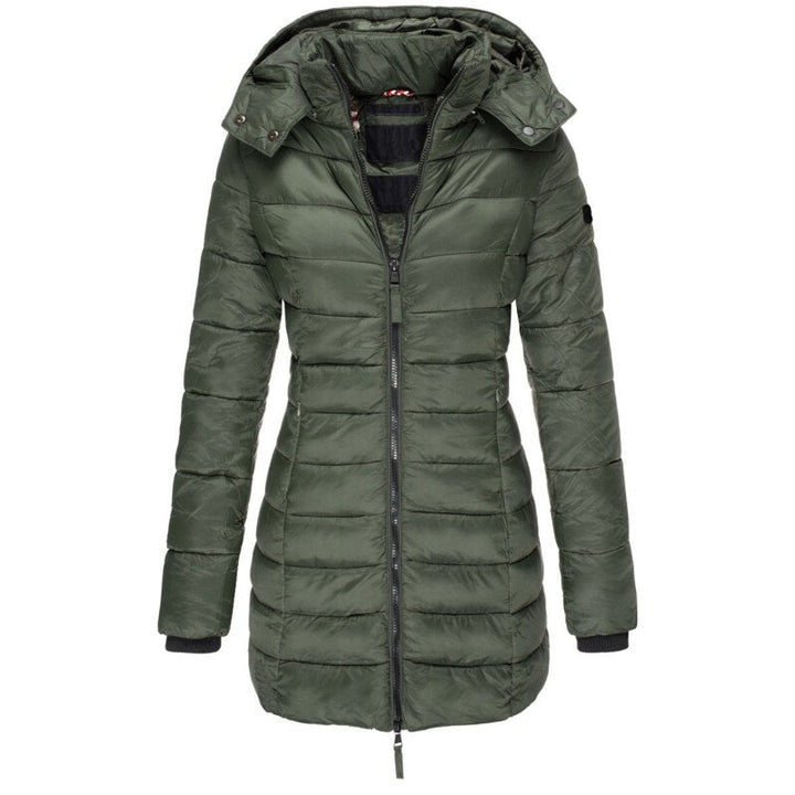 Levoire | Veste Longue En Duvet Vert