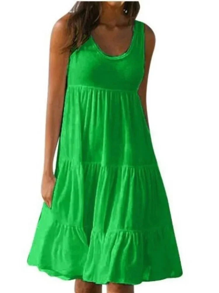 Levoire | Robe De Plage Boho Ibiza Vert