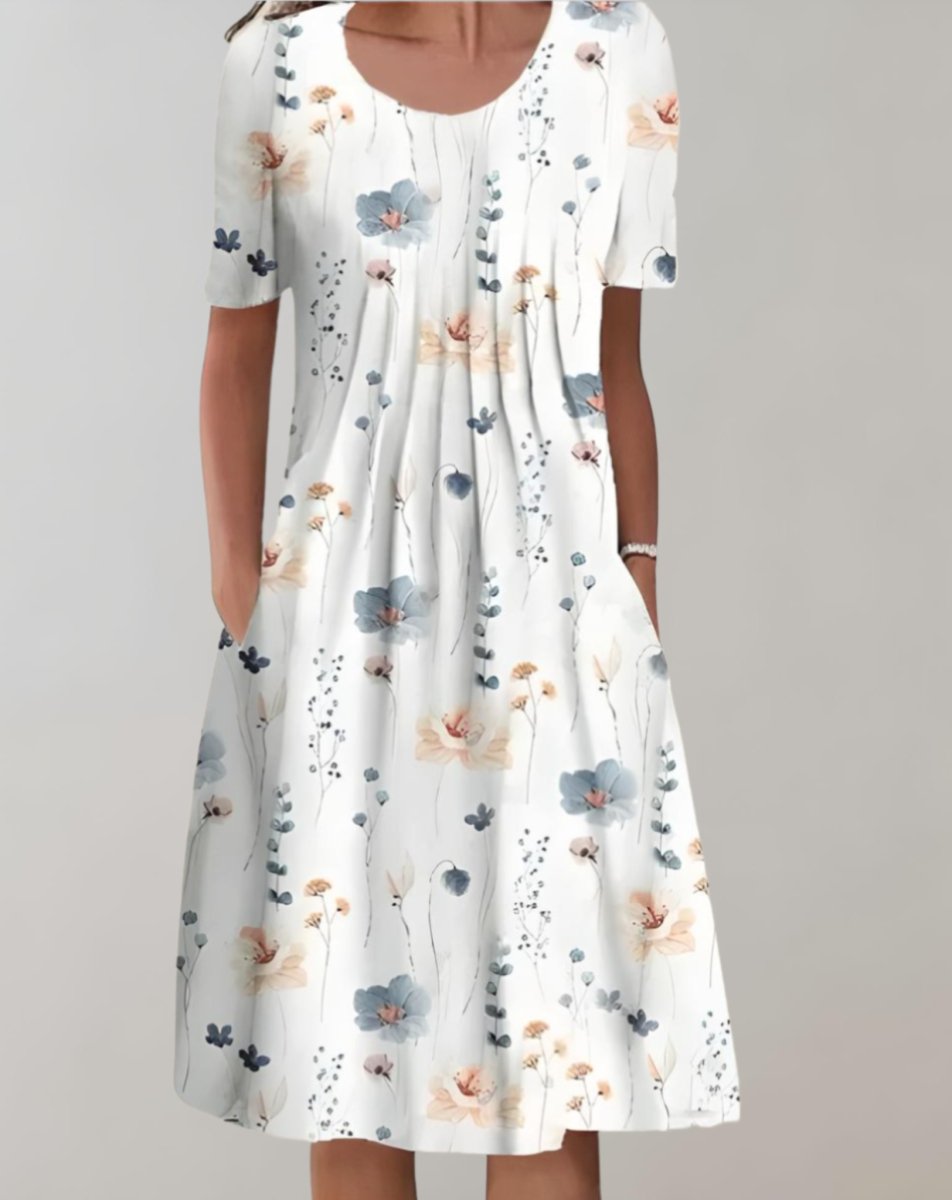 Levoire | Robe Midi Bohème Blanc