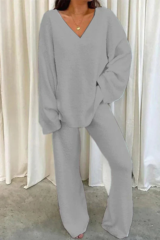 Levoire | Ensemble Classique Grande Taille Pour Femmes Gris