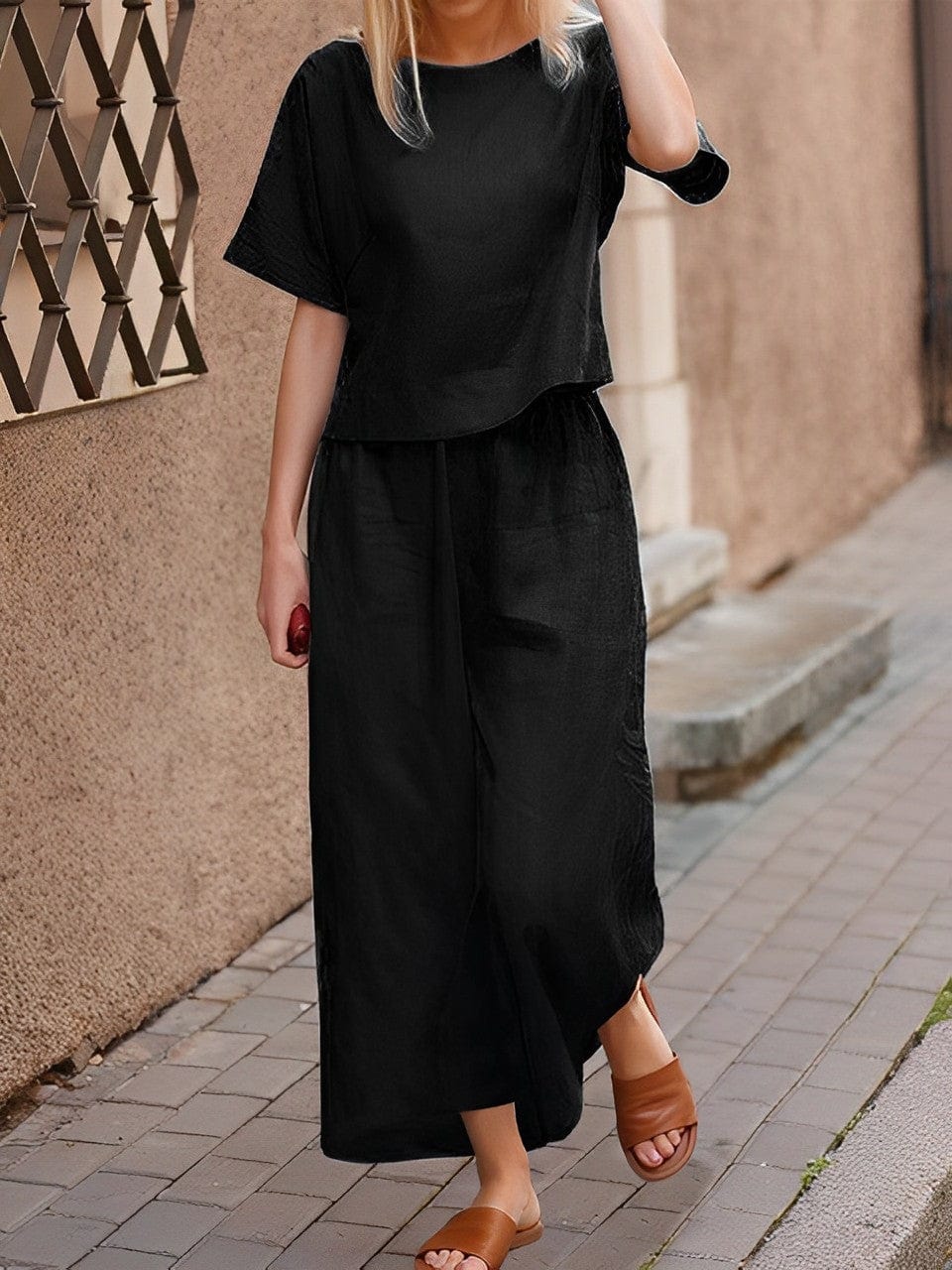 Levoire | Ensemble Confortable Relaxant Noir