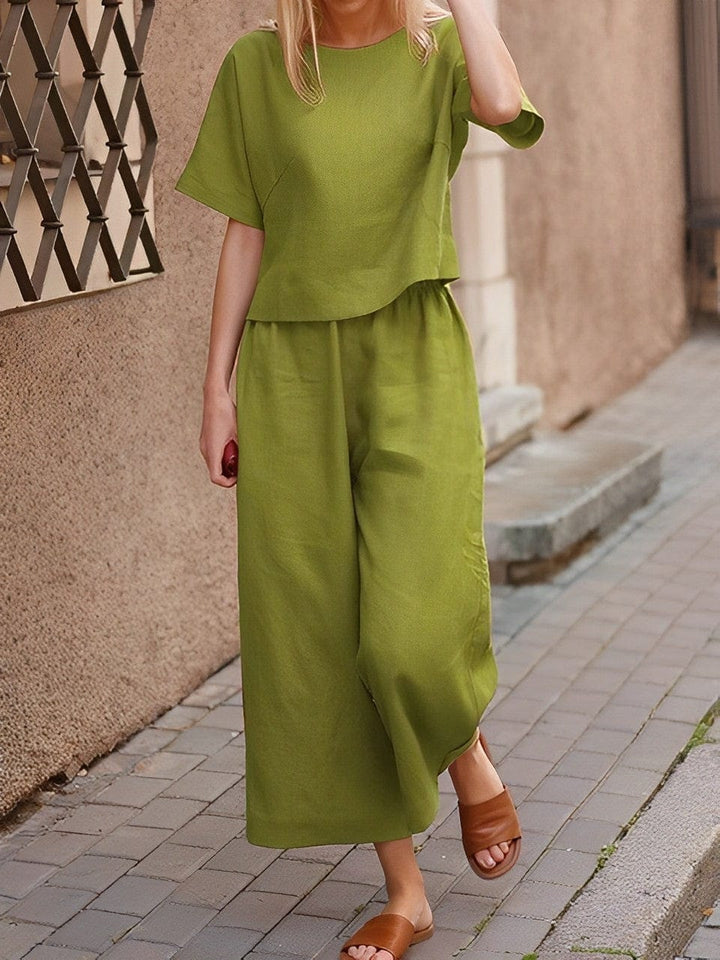 Levoire | Ensemble Confortable Relaxant Vert