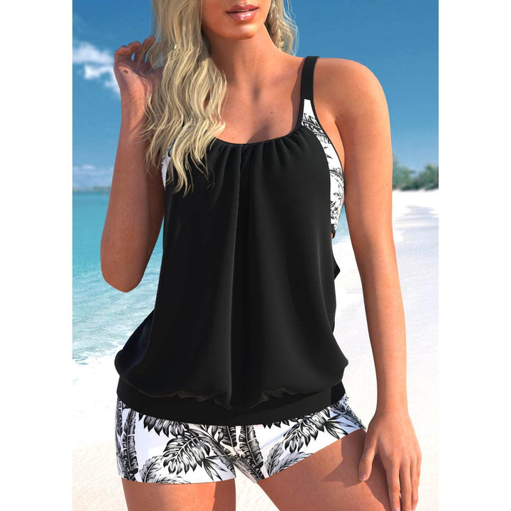 Levoire | Piece Tankini Maillot De Bain Pour Femmes Habillé Maillot De Bain Noir