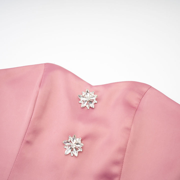 Levoire | Ensemble De Crop Top Et Jupe Detaillé