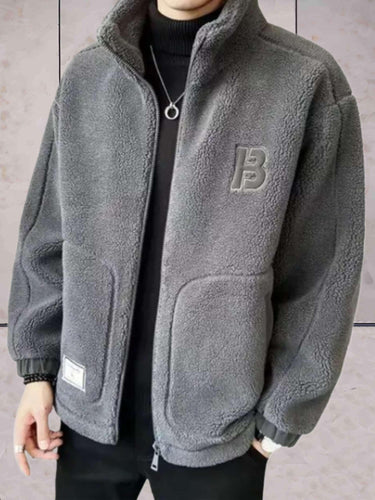 Levoire | Veste En Fleece Chaude Et Épaissie Avec Col Haut Et Zip Complet