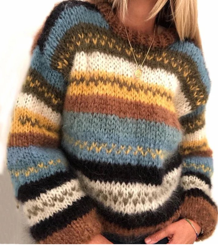 Levoire | Pull En Maille Chaud Braun