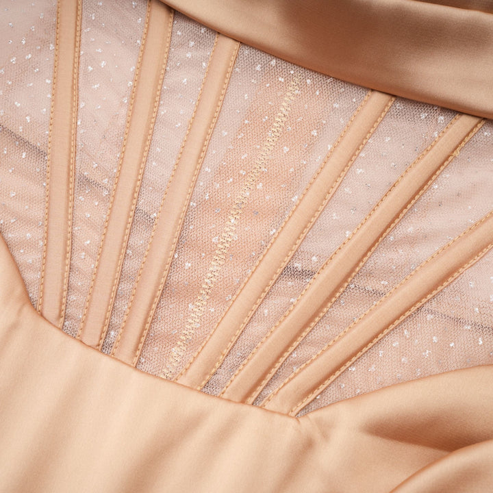 Levoire | Robe Mini Plissée À Épaules Dénudées