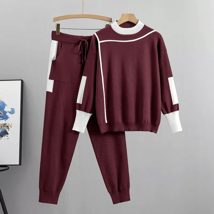 Levoire | Survêtement Élégant Moderne Femme Bordeaux