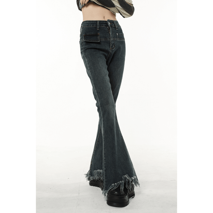 Levoire | Jean vintage noir taille haute