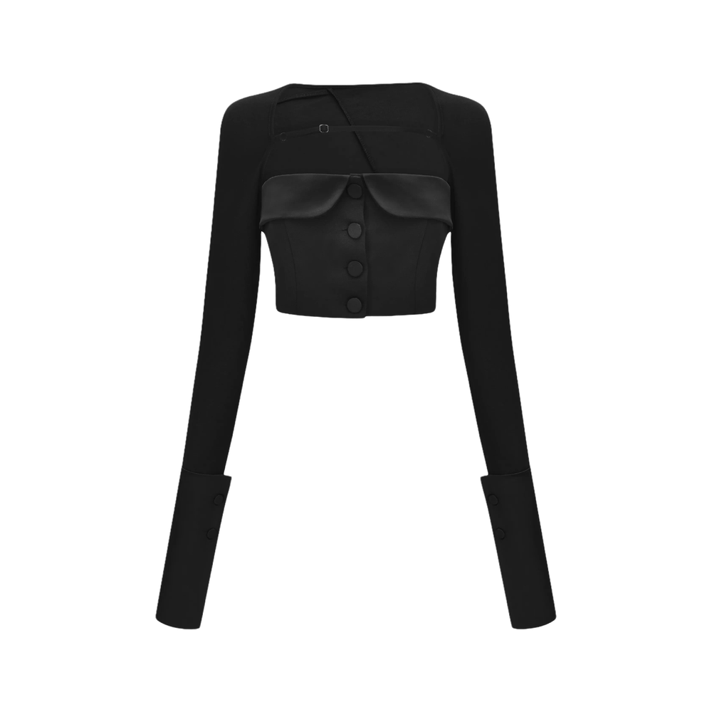 Levoire | Top À Bretelles Détail Crop & Jupe Ensemble Correspondant