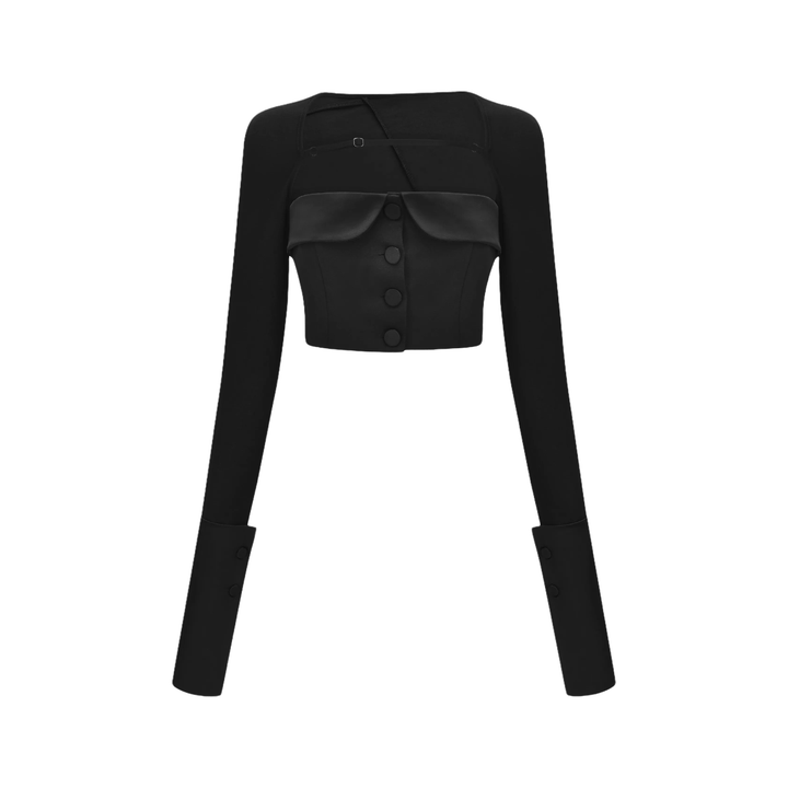Levoire | Top À Bretelles Détail Crop & Jupe Ensemble Correspondant