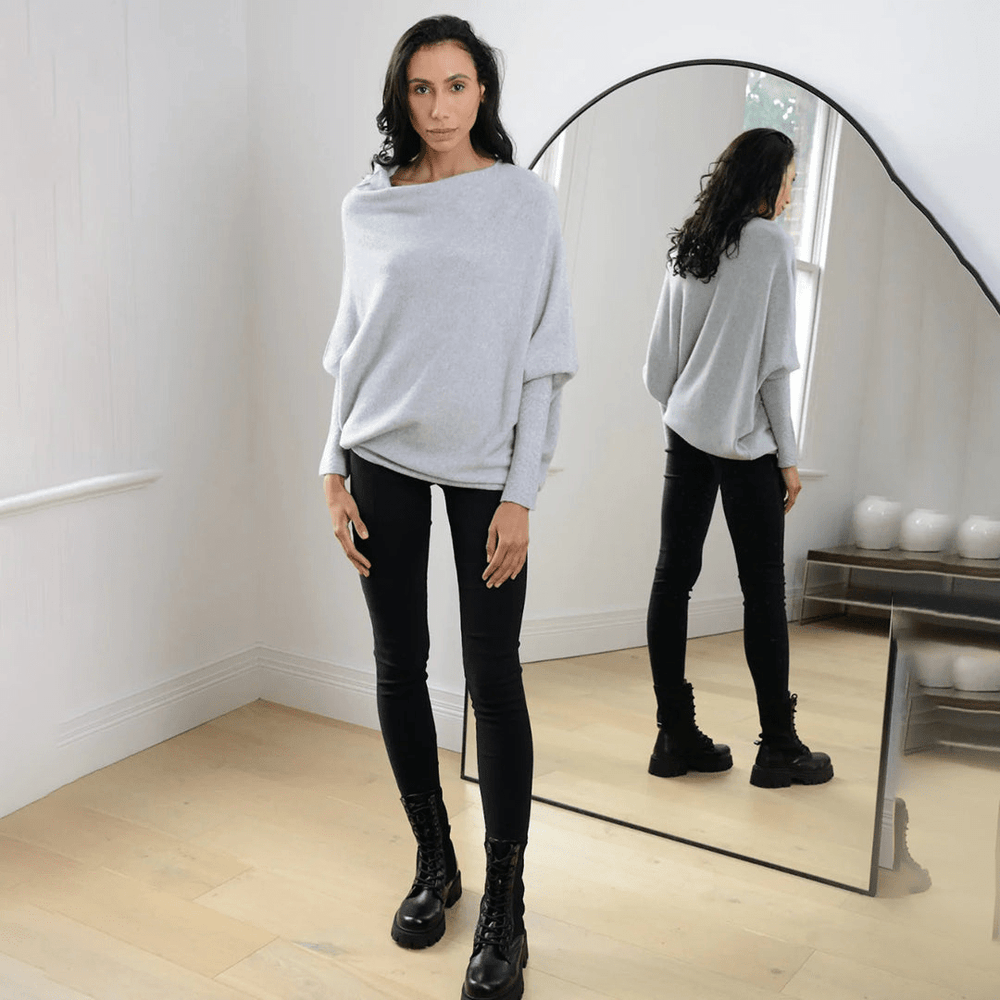 Levoire | Pull polyvalent avec épaules dénudées dames pull gilet