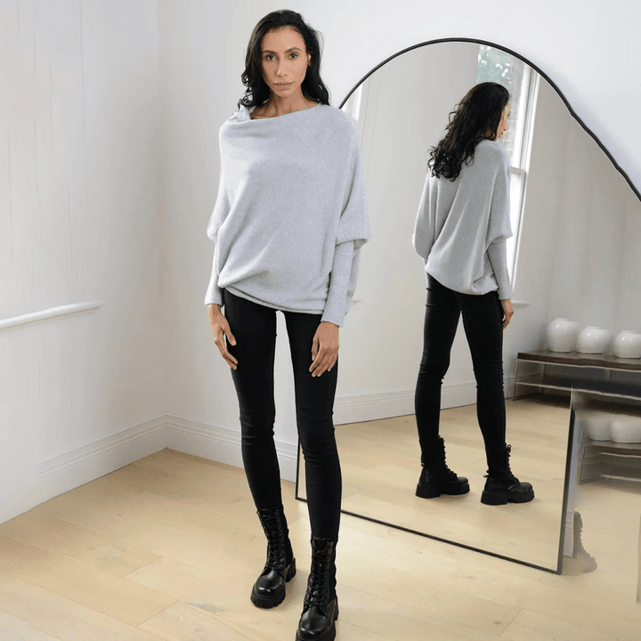 Levoire | Pull polyvalent avec épaules dénudées dames pull gilet