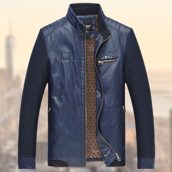 Levoire | Rennon Veste Zippée à Col Haut avec Poches de Sécurité Bleu