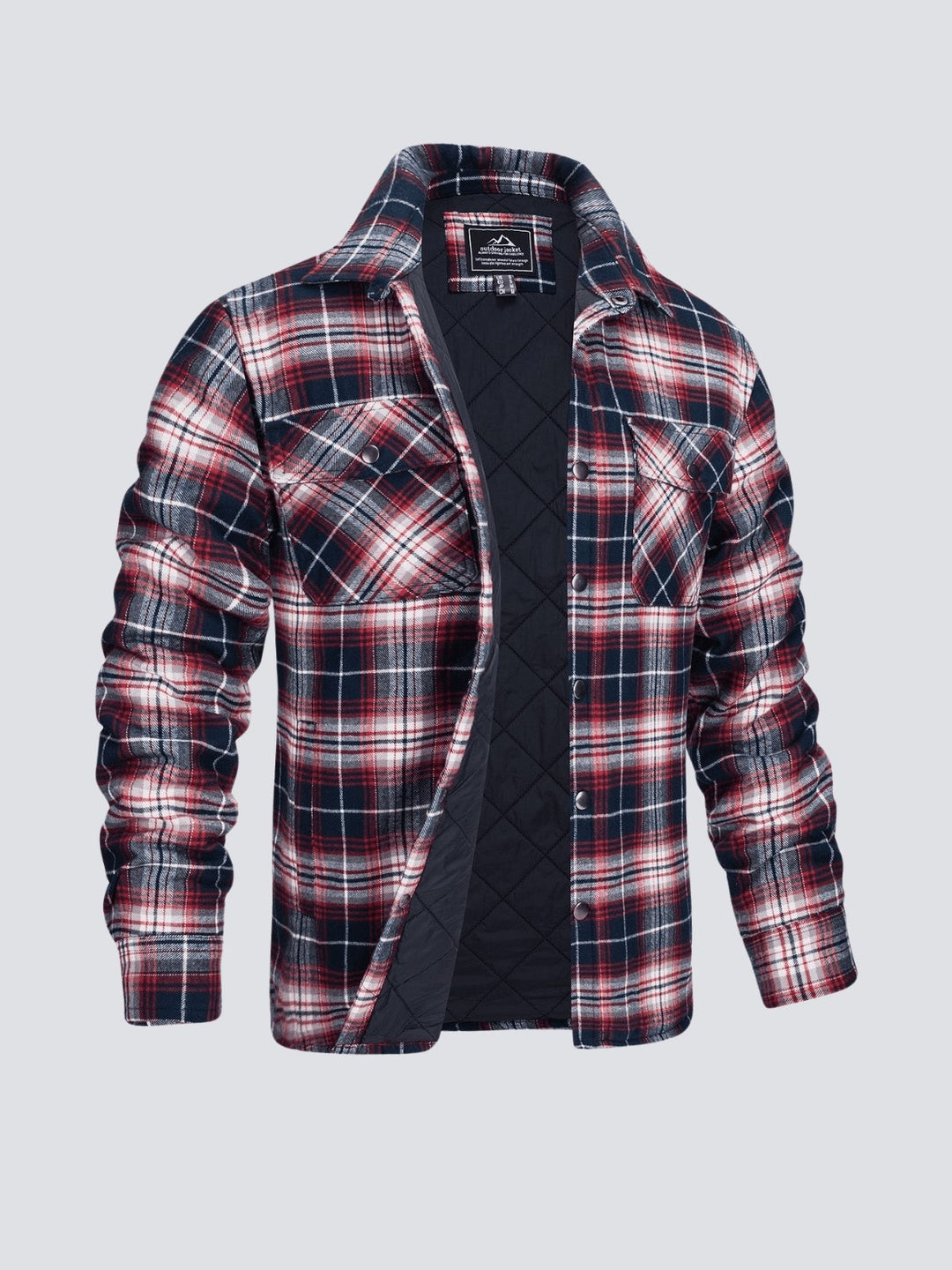 Levoire | Veste à rayures décontractée à manches longues avec bouton Rot