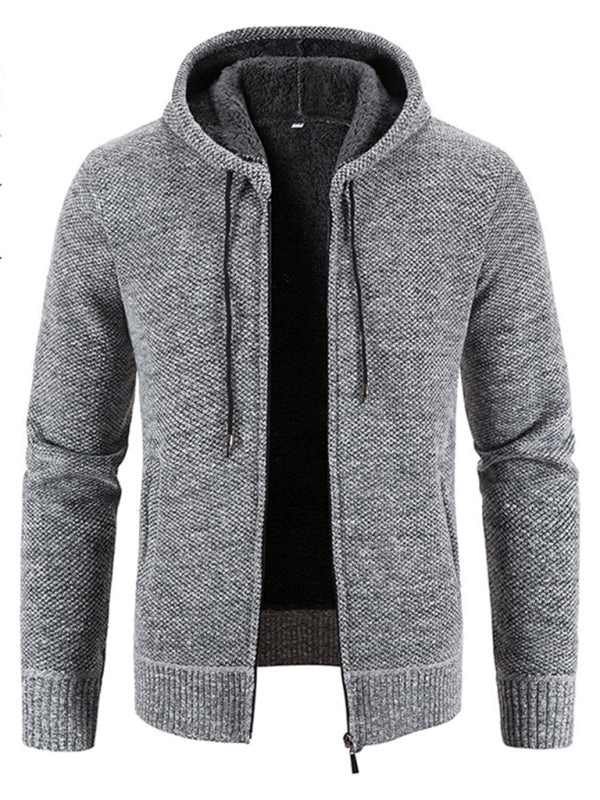 Levoire | Gilet Tricot Zippé Homme Gris