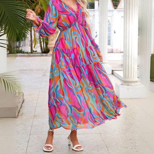 Levoire | robe maxi à manches longues