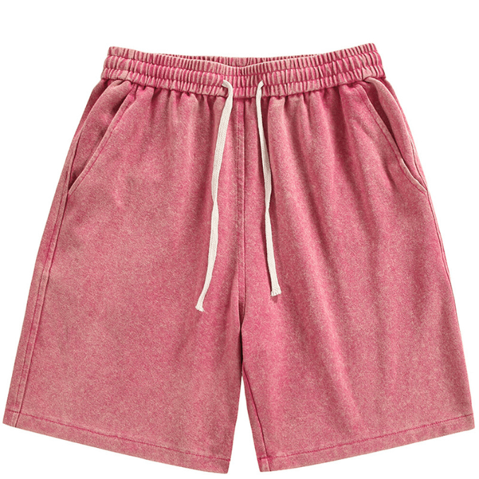 Levoire | Shorts en coton premium pour les tenues d'été et de loisirs pour hommes Rot