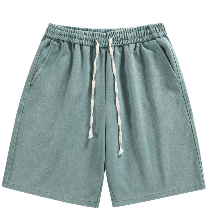 Levoire | Shorts en coton premium pour les tenues d'été et de loisirs pour hommes Vert