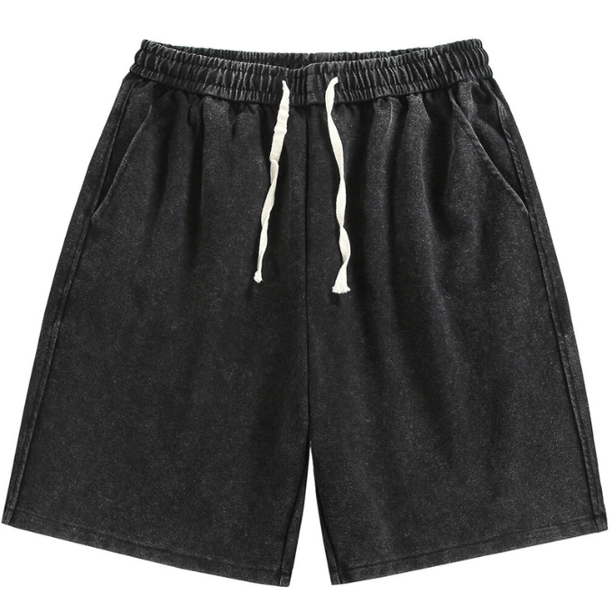 Levoire | Shorts en coton premium pour les tenues d'été et de loisirs pour hommes Noir