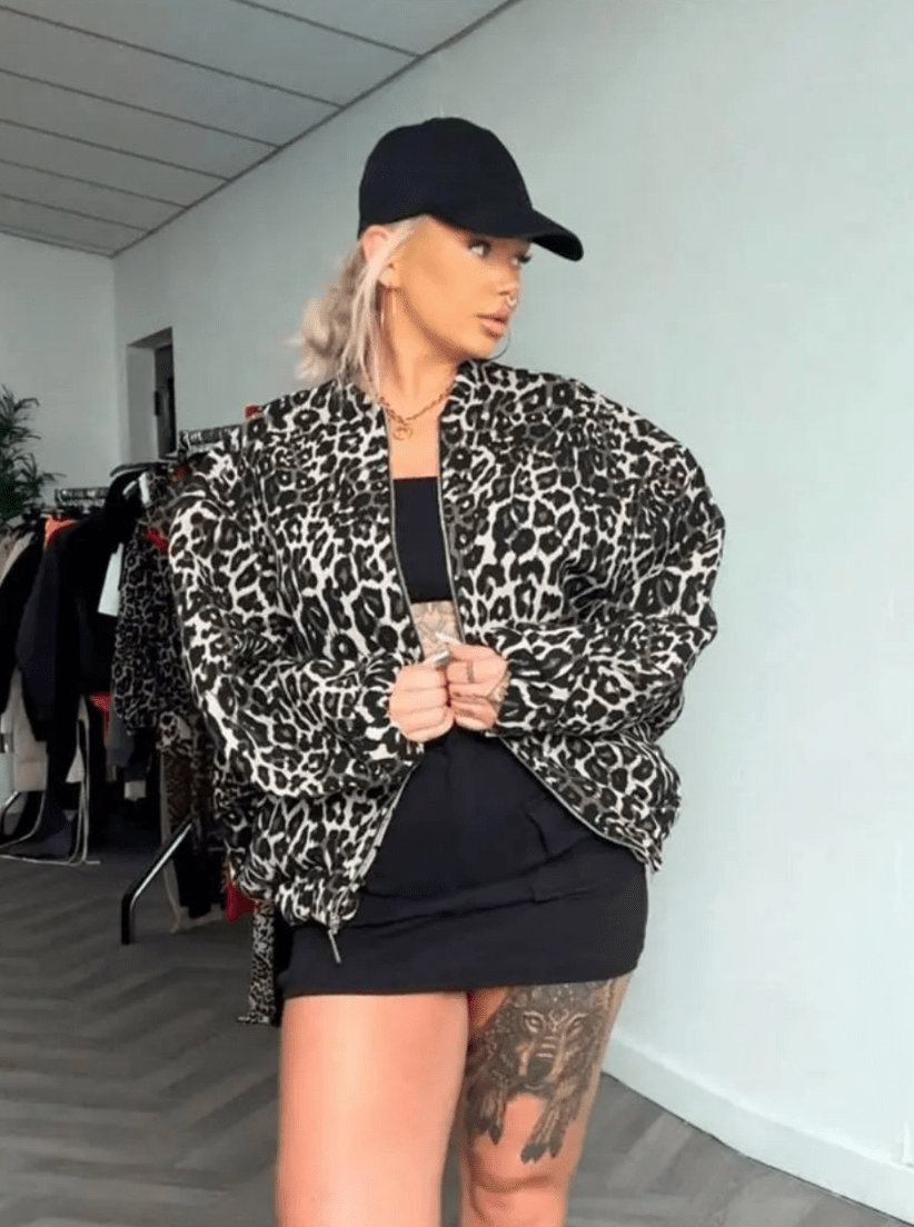 Levoire | Veste Léopard Femme Confortable Tendance