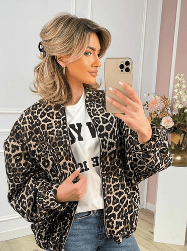 Levoire | Veste Léopard Femme Confortable Tendance