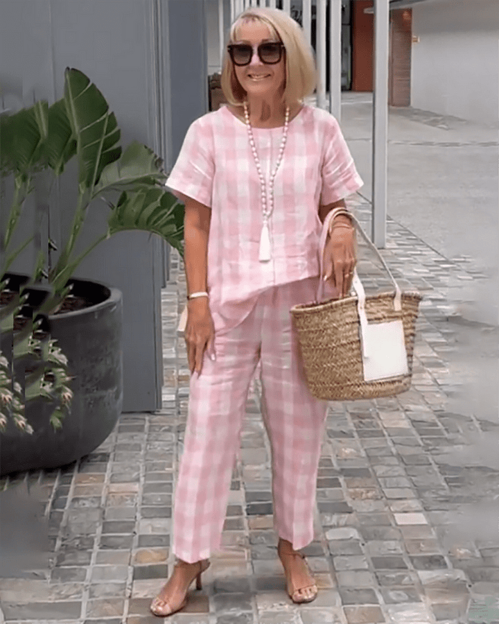 Levoire | Ensemble Femme À Motif Carreaux 2XL