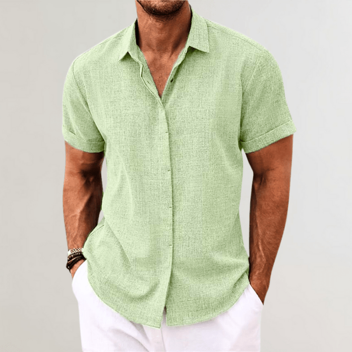Levoire | Polo Classique Élégant Homme Jaune-vert