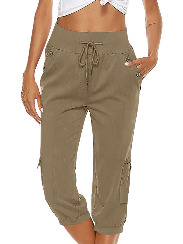 Levoire | Pantalon De Loisirs Confortable Pour Femmes Pour Le Quotidien Pratique, Pratique & Élégant Khaki