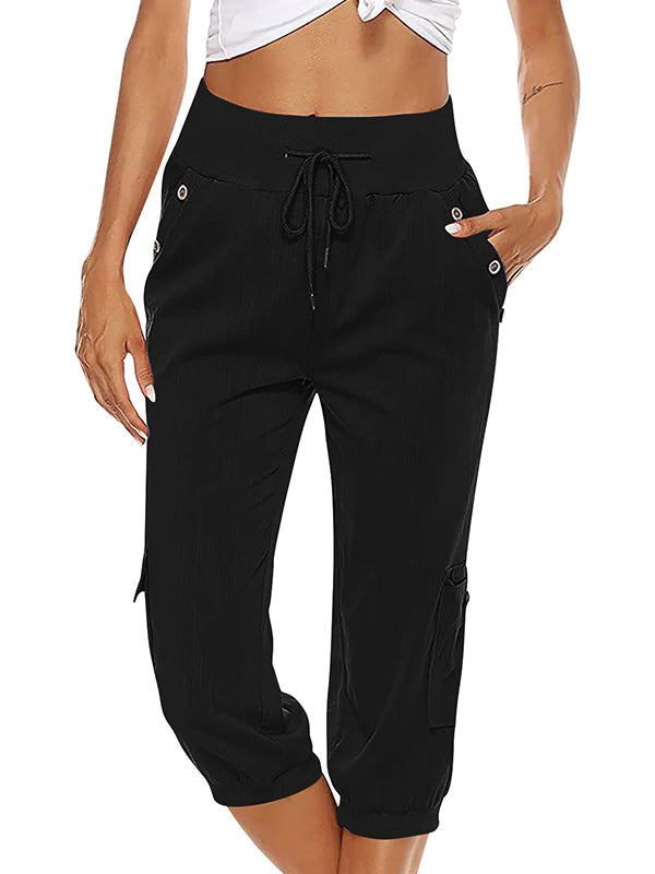Levoire | Pantalon De Loisirs Confortable Pour Femmes Pour Le Quotidien Pratique, Pratique & Élégant Noir